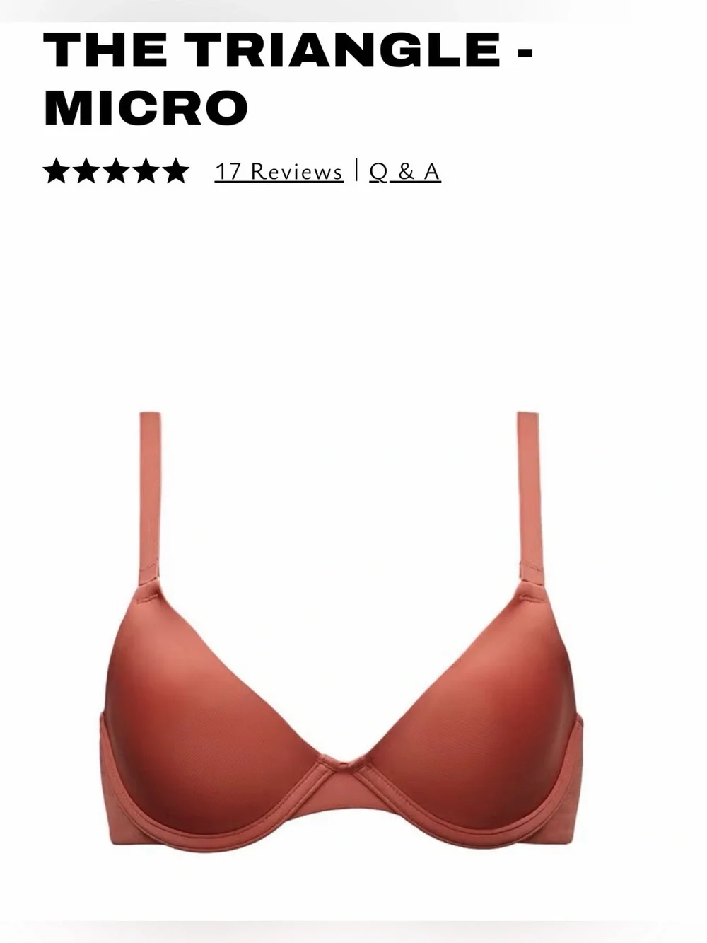 CUUP THE TRIANGLE Micro Bra Set in